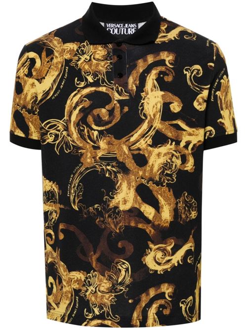 Polo uomo manica corta Versace jeans Couture | 76GAG6S0JS286G89